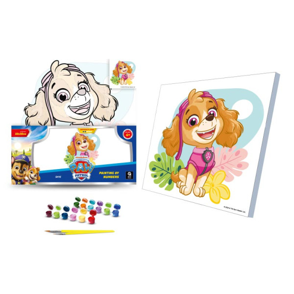 Каритна за номерами qbee "Щенячий патруль: Скай" 30х30 см QB913-009