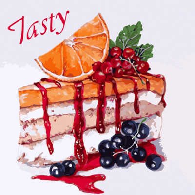 Картина за номерами Цитрусове щастя 40 * 40 КНО5515