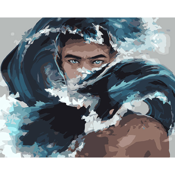 Картина за номерами "Аквамен" 40*50 см КНО4585