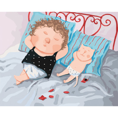 Картина за номерами "Наїлися цукерок" 40x50 см KNG032