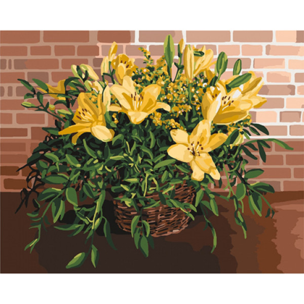 Картина за номерами "Вишукані лілії" 40x50 см КНО3067