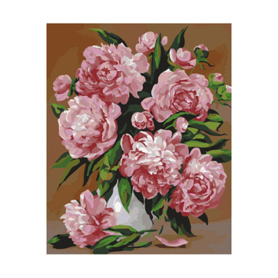 Картина за номерами Імператорські півонії 40*50 КНО2087