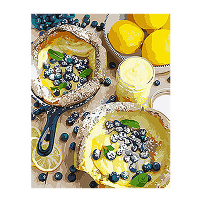 Картина за номерами "Яскравий сніданок" 40х50 см. КНО5542 Картина за номерами "Яскравий сніданок" 40х50 см. КНО5542