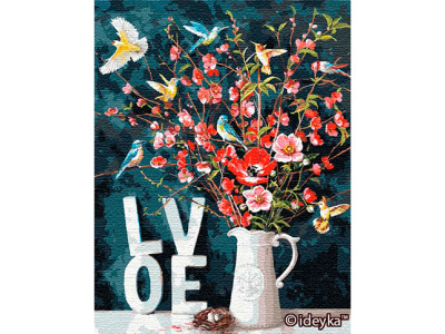 Картина за номерами "З любовю" КНО13119