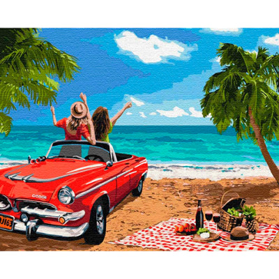 Картина за номерами "Подорож із подругою" КНО4758