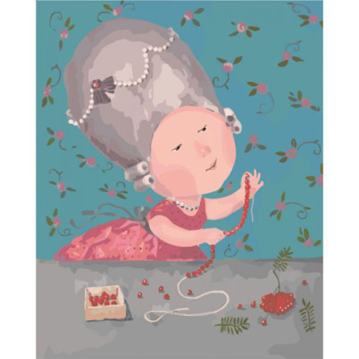 Набір для розпису за номерами Міський пейзаж "Моє улюблене намисто" KNG003 Набір для розпису за номерами Міський пейзаж "Моє улюблене намисто" KNG003