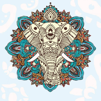 Тварини птахи Загадкова Азія 40*40 КНО2493 Тварини птахи Загадкова Азія 40*40 КНО2493