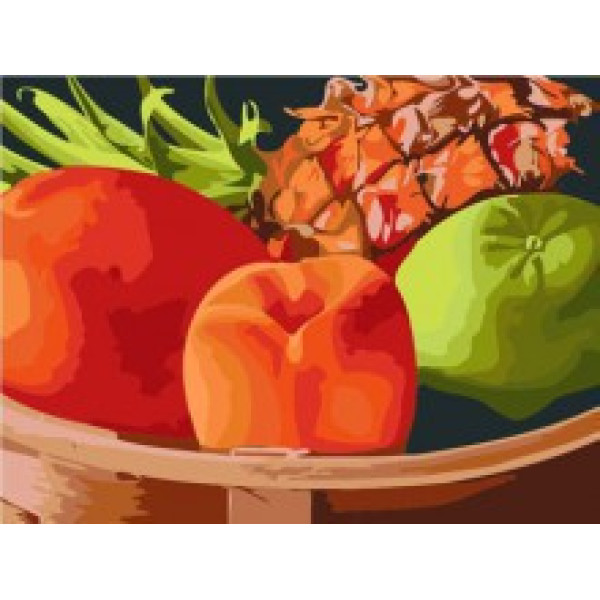 Картина за номерами "Тропічні фрукти" VD 011