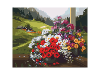 Картина за номерами Рідний край / Рідний край 40*. КНО2212