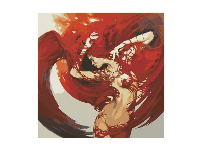 Картина за номерами "Експресія" 40*40 см КНО4593