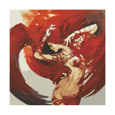 Картина за номерами "Експресія" 40*40 см КНО4593 Картина за номерами "Експресія" 40*40 см КНО4593