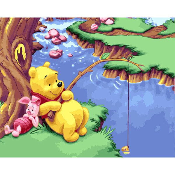Картина за номерами "Вінні пух і Пятачок" 40*50 см GX24198