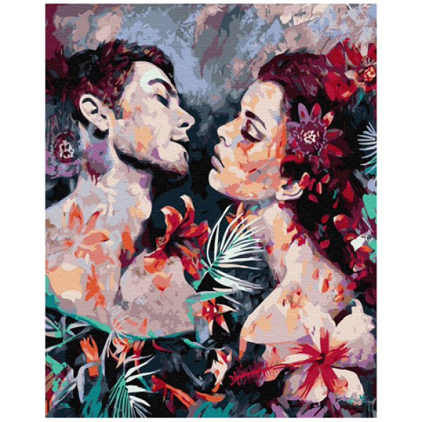 Картина за номерами "Пара у квітах" GX4024