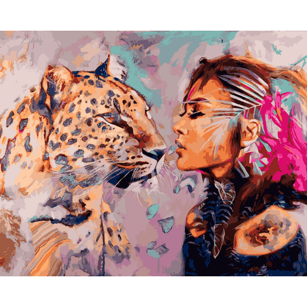 Картина за номерами "Душа кішки" тм Лавка Чудес 40 x 50 см LC10065