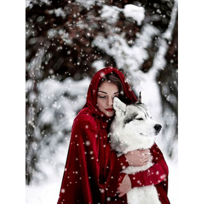 Картина за номерами "Вірний друг" тм Лавка Чудес 40 x 50 см у коробці LC10080