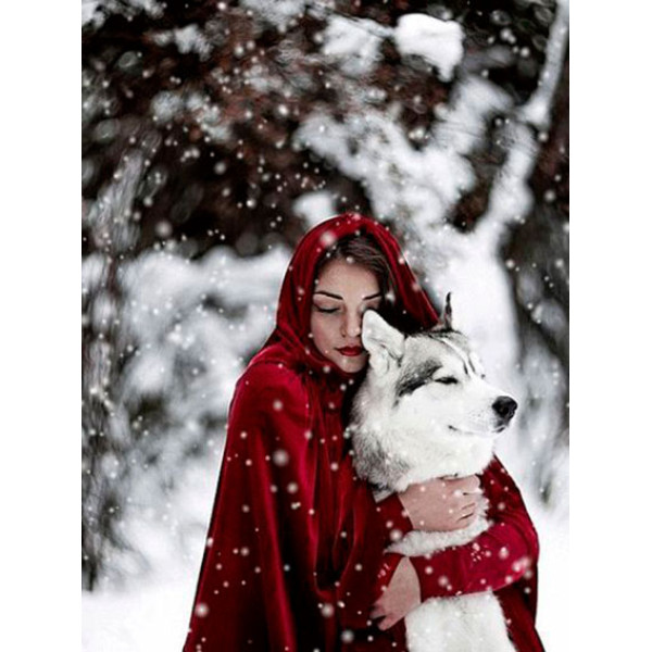 Картина за номерами "Вірний друг" тм Лавка Чудес 40 x 50 см у коробці LC10080