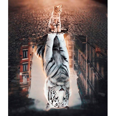 Картина за номерами "Звір" тм Лавка Чудес 40 x 50 см у коробці LC20028