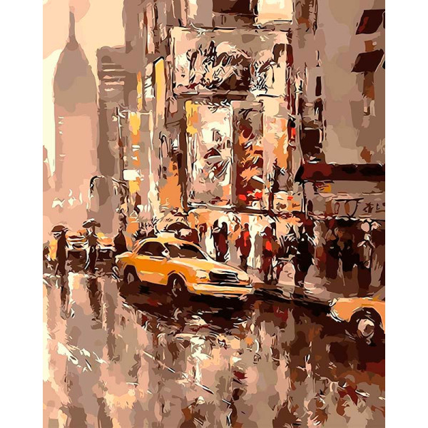 Картина за номерами "Мізьке таксі" тм Лавка Чудес 40 x 50 см у коробці LC30019