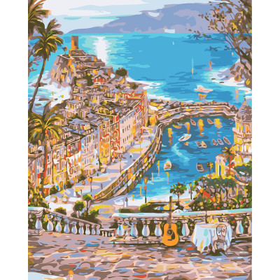 Картина за номерами "Вечірня Вернацца" тм Лавка Чудес 40 x 50 см у коробці LC30071