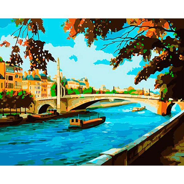 Картина за номерами "По річці" км Лавка Чудес 40 x 50 см у коробці LC30077