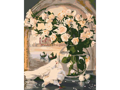 Картина за номерами "Любов і голуби" LC40125