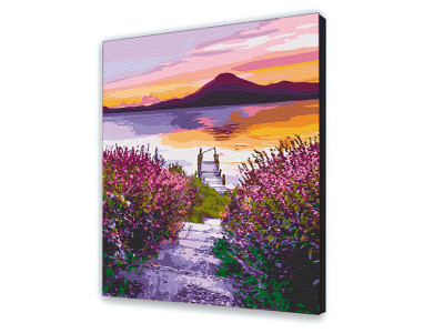 Картина за номерами "Озеро Атітлан.Гватемала" 40*50 см 10550-AC