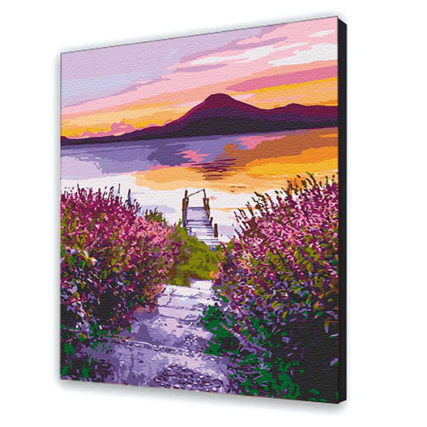 Картина за номерами "Озеро Атітлан.Гватемала" 40*50 см 10550-AC