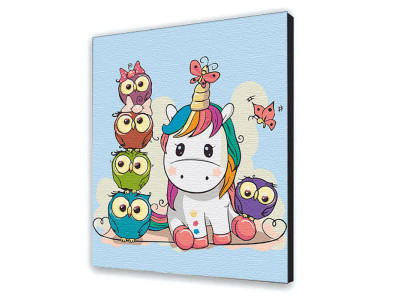 Картина за номерами "Казкові друзі" 40*50 см Авторська 15525-AC