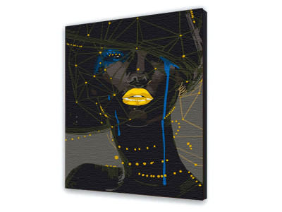 Картина за номерами "Жіноча геометрія" 40*50 см 10308-AC