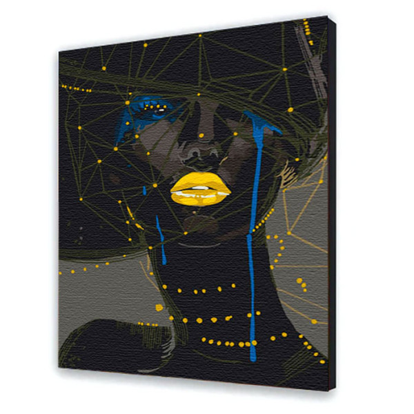 Картина за номерами "Жіноча геометрія" 40*50 см 10308-AC