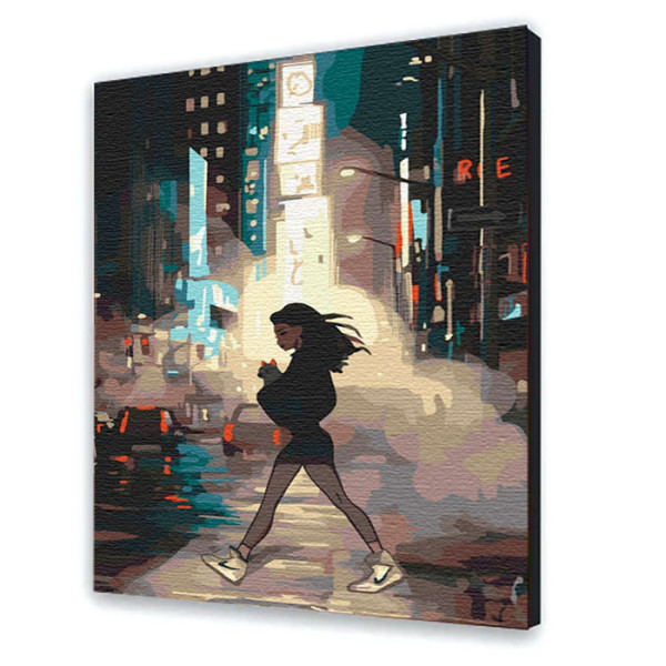 Картина за номерами з лаком ArtCraft "Прогулянка в Нью-Йорку" 40*50 см 10364-AC Картина за номерами з лаком ArtCraft "Прогулянка в Нью-Йорку" 40*50 см 10364-AC