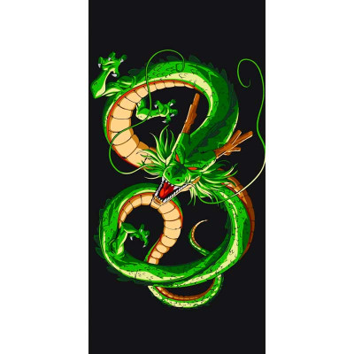 Картина за номерами "Зелений дракон" 40*80 см 11517-AC