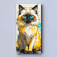 Картина за номерами "Гарний котик" ArtCraft 40*80 см 11560-AC
