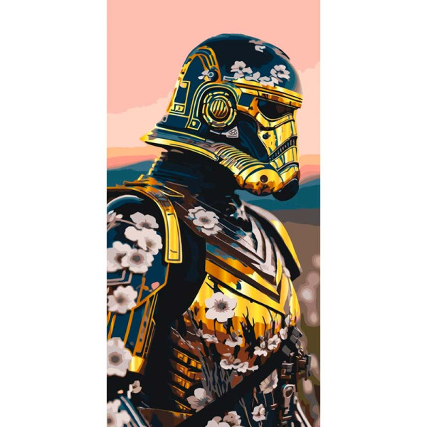 Картина за номерами "Штурмовик арт" з металізованими фарбами 40*80 см Art C 16087-AC Картина за номерами "Штурмовик арт" з металізованими фарбами 40*80 см Art C 16087-AC