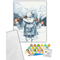 Картина за номерами "Шлях до гір" ArtCraft 40*50 см 10155-AC