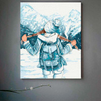 Картина за номерами "Шлях до гір" ArtCraft 40*50 см 10155-AC