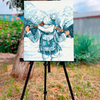 Картина за номерами "Шлях до гір" ArtCraft 40*50 см 10155-AC