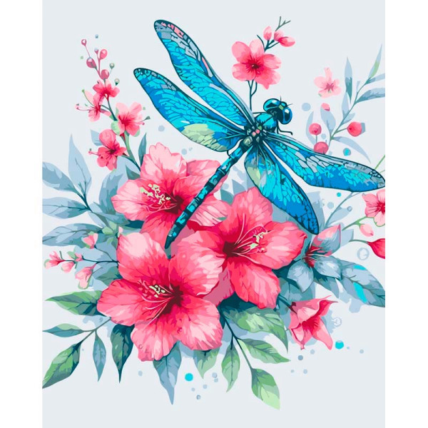 Картина за номерами ArtCraft "Бабка в квітах" 40х50 см 11693-AC