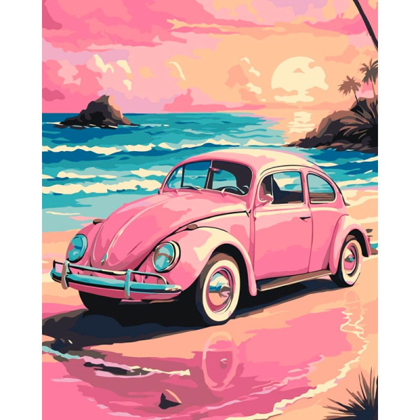 Картина за номерами ArtCraft "Рожевий жук" 40x50 см 12515-AC