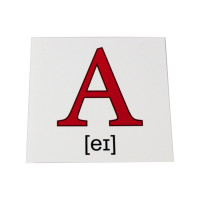 Карточки мини "Английский алфавит" (110х110 мм) ENG 101693