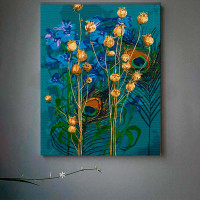 Картина за номерами Чудернацький букет Strateg 40х50 см GS1407