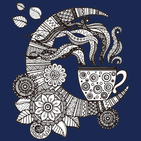 Набір для розпису-антистрес Strateg Заспокійливий напій 30х30 см JCEE37108