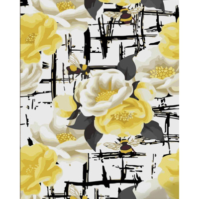 Картина за номерами Stateg Політ джмеля 40х50 см DY415