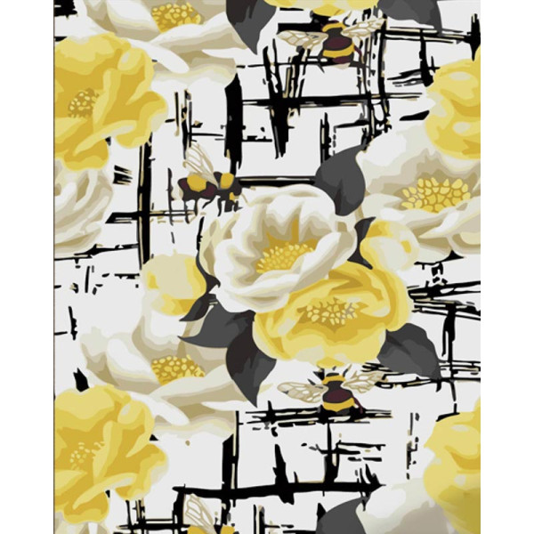 Картина за номерами Stateg Політ джмеля 40х50 см DY415