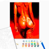 Картина за номерами "Гаряча красуня" тм Крамниця Чудес 40 x 50 см у коробці LC10104