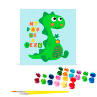 Картина за номерами "Маленький дракончик" 30*30 см 15005-AC