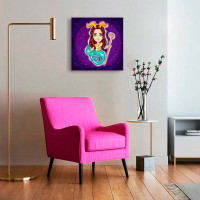 Картина за номерами "Знаки зодіаку. Козеріг" 40*40 см @ 10093-AC Картина за номерами "Знаки зодіаку. Козеріг" 40*40 см @ 10093-AC