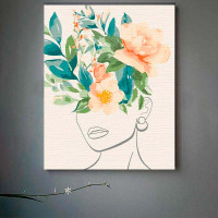 Картина за номерами "Ніжний силует" 40*50 см 13057-AC Картина за номерами "Ніжний силует" 40*50 см 13057-AC