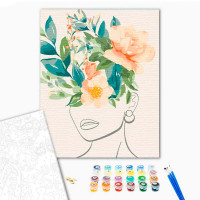 Картина за номерами "Ніжний силует" 40*50 см 13057-AC Картина за номерами "Ніжний силует" 40*50 см 13057-AC