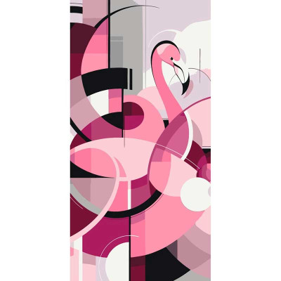 Картина за номерами "Рожевий фламінго" 40*80 см 13063-AC Картина за номерами "Рожевий фламінго" 40*80 см 13063-AC